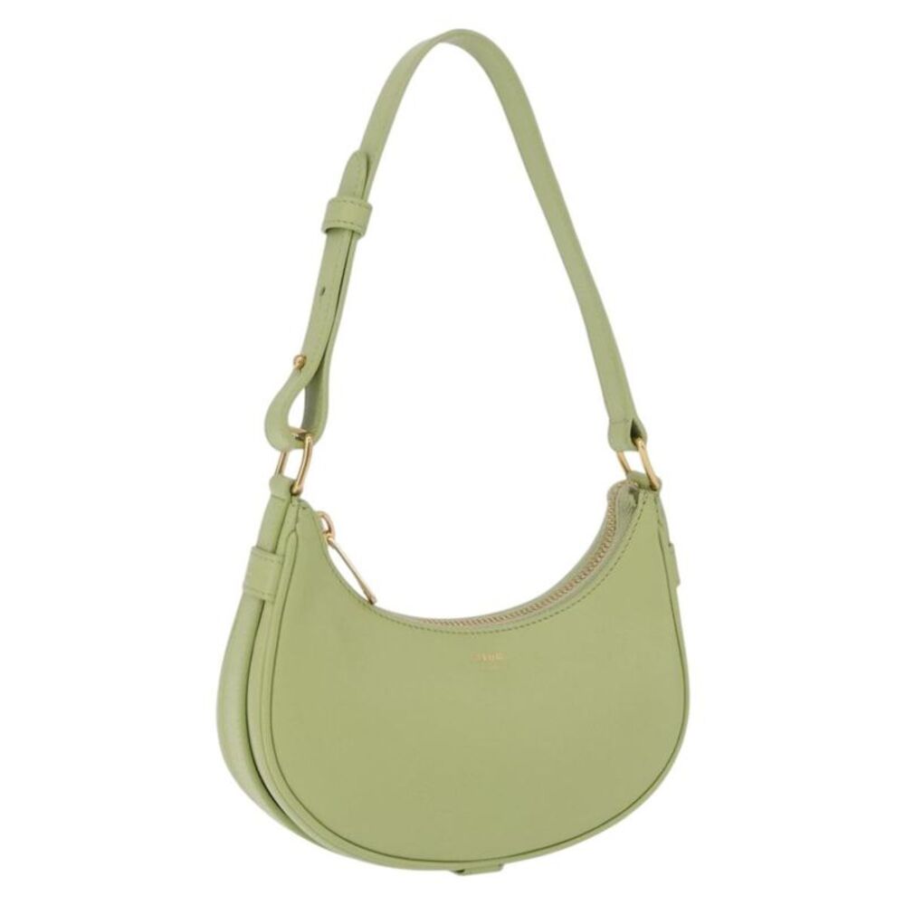 Celine Ava Leather Green Leather Handbag